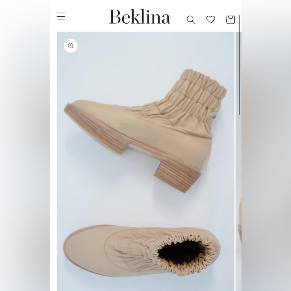 Beklina - Aya gathered platform boot